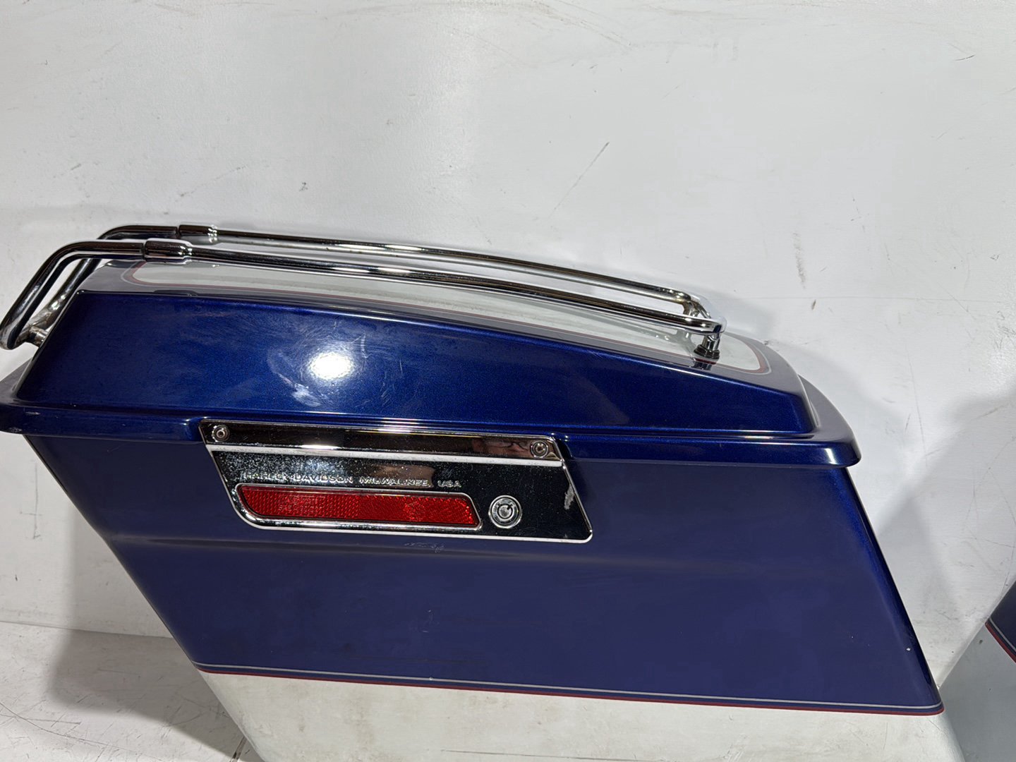 2006 Harley Touring FLHTCI Electra Glide Classic OEM Left Right Saddlebags Luggage NOKey