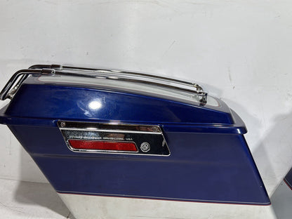 2006 Harley Touring FLHTCI Electra Glide Classic OEM Left Right Saddlebags Luggage NOKey