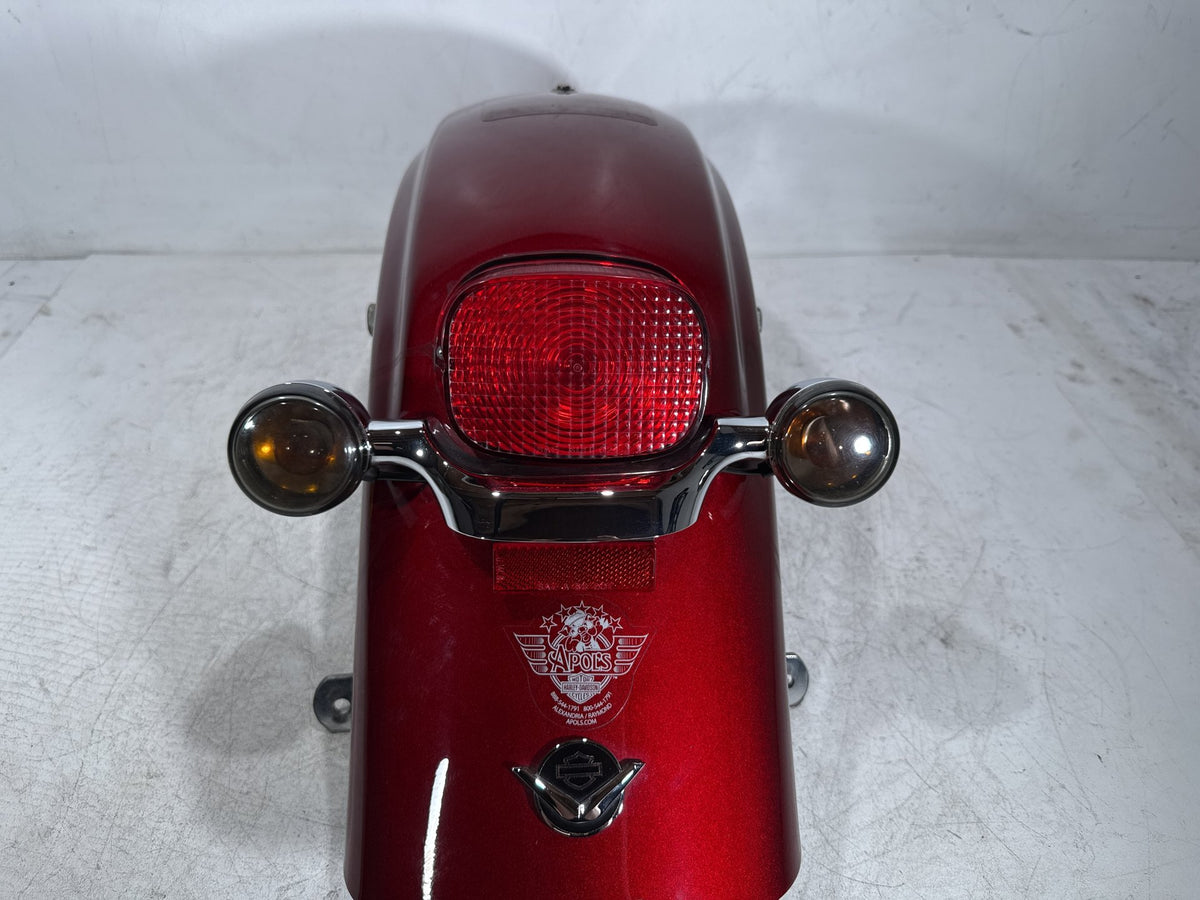 2009 Harley Electra Glide Touring CVO Eagle Rear Wheel Fender & Turn Signals Bar