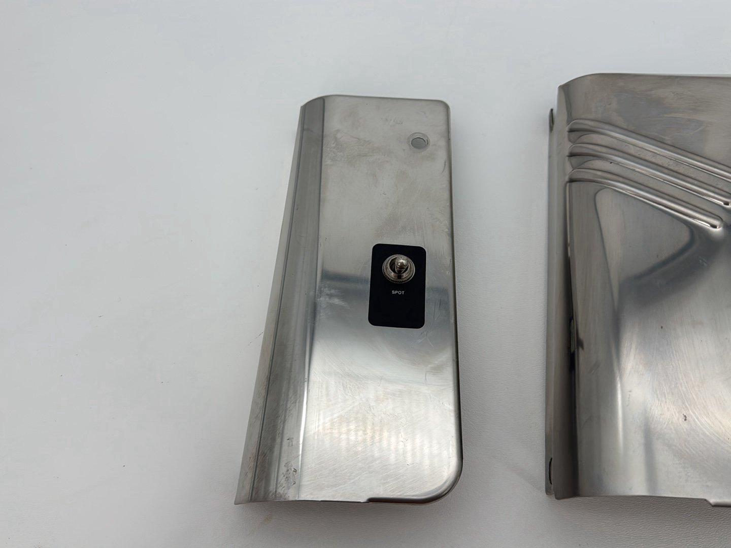 2007 Harley Softail Heritage Classic FLSTC OEM Front Left Right Fork Tube Slider Guard Covers