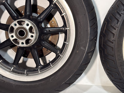 2007 - 2012 Harley-Davidson Touring Electra Glide Ultra Front & Rear Wheel Rim Tire 43402-00B