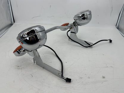 2008 Harley Touring FLHT Electra Glide OEM Front Turn Signal Indicators Aux Light Bar