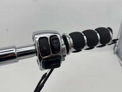 1999 - 2006 Harley-Davidson Dyna Low Rider Handlebars Left Right Switches Controls left turn signal headlight, right engine kill switches