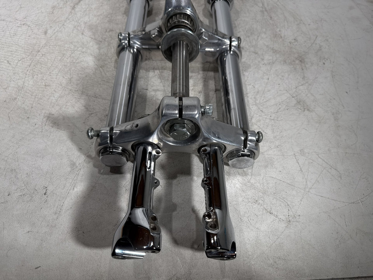 00 Harley Sportster 1200 XL1200C Front Triple Tree Set & LH RH Fork Legs Sliders