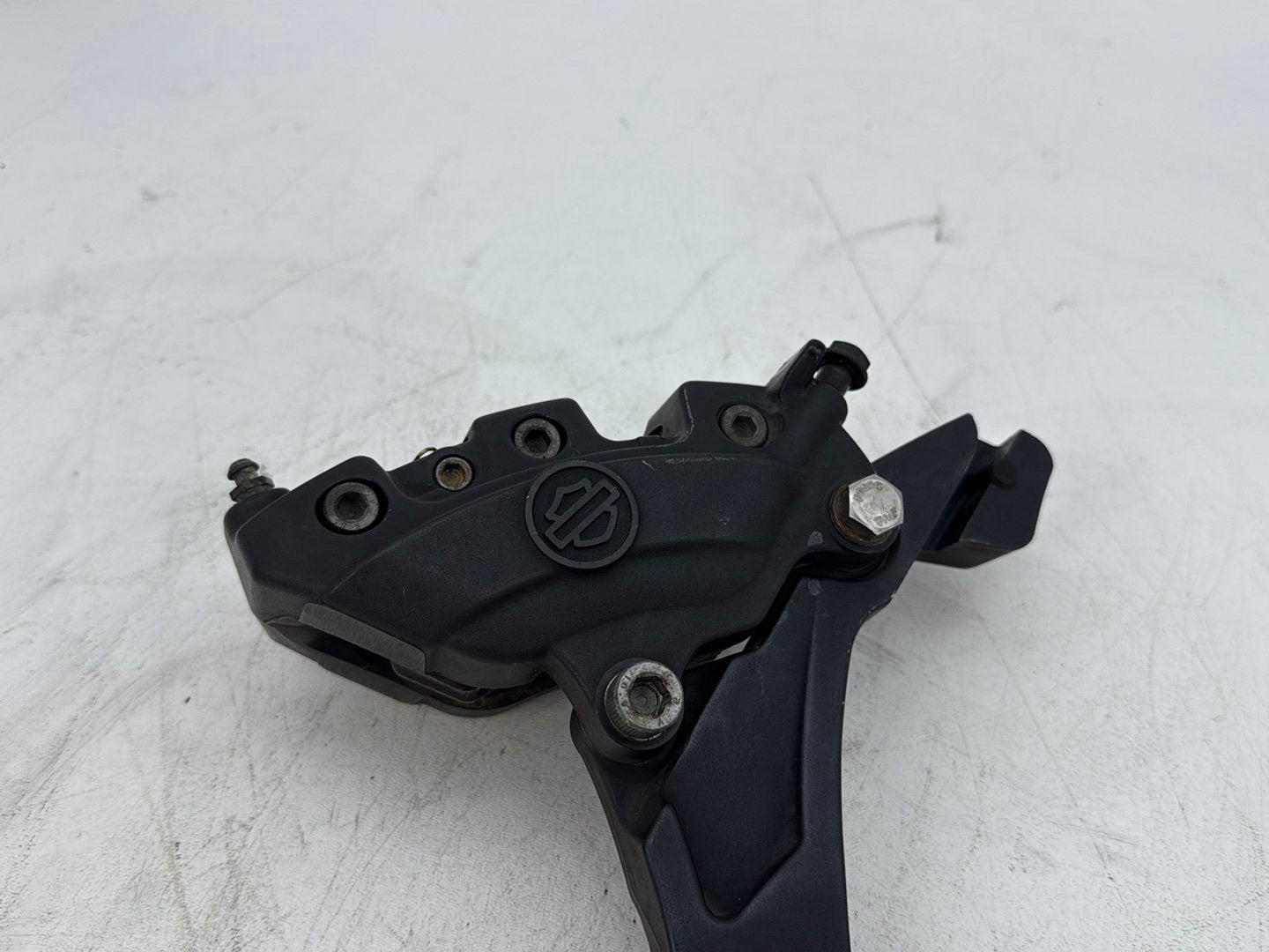 2018 Harley Electra Glide Touring Ultra FLHTCU OEM Rear Back Brake Caliper w/ Bracket