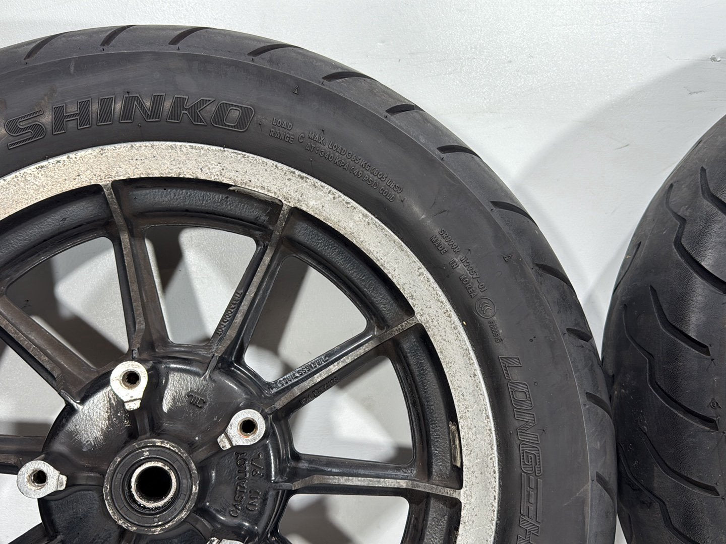 1995 Harley Road King Touring FLHR OEM Front & Rear Wheel Rim Tire