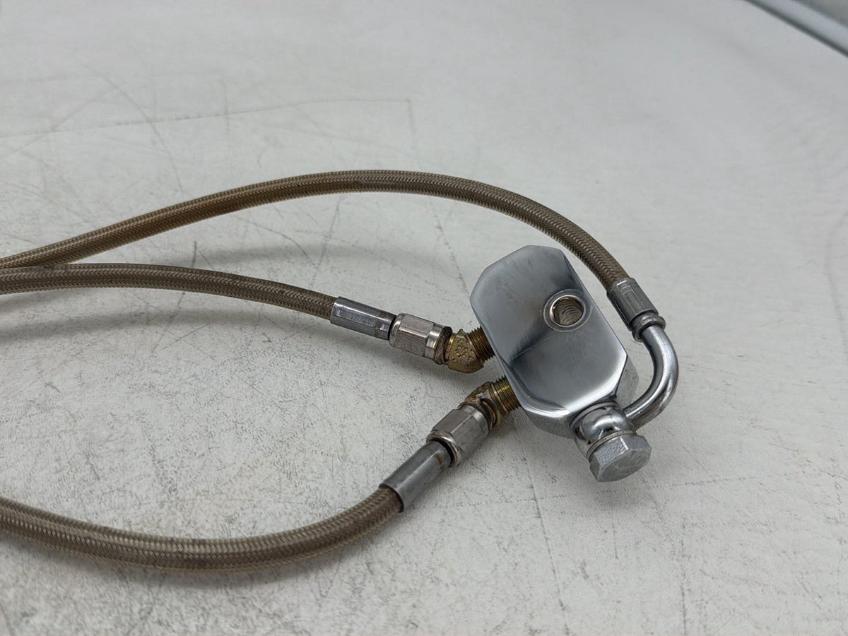 2003 Harley Electra Glide Touring Ultra OEM Front Brake Hose Line Pipe