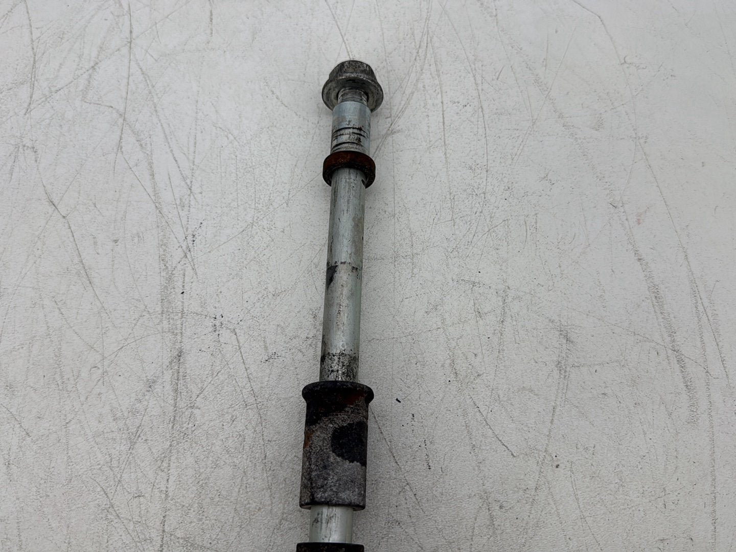 2011 Harley Softail FLSTFB Fat Boy OEM Rear Fork Swingarm Pivot Bolt Shaft