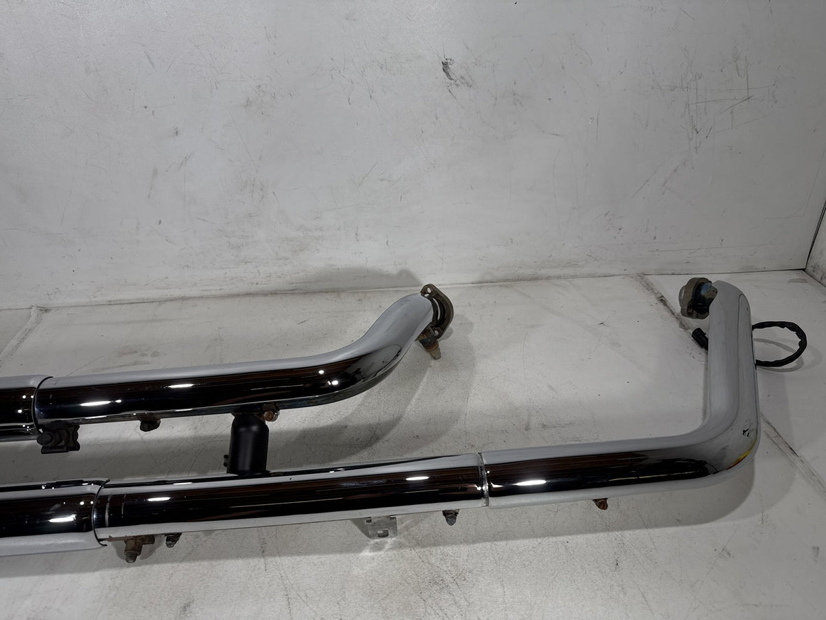 2011 Harley Softail Deluxe FLSTN OEM Exhaust Header Pipes Muffler Vance & Hines