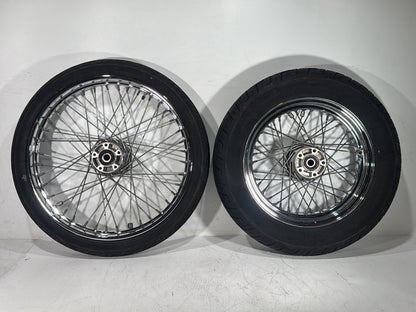 2003 Harley Dyna Wide Glide FXDWG OEM Front Rear Wheel Rim Tire Spoked