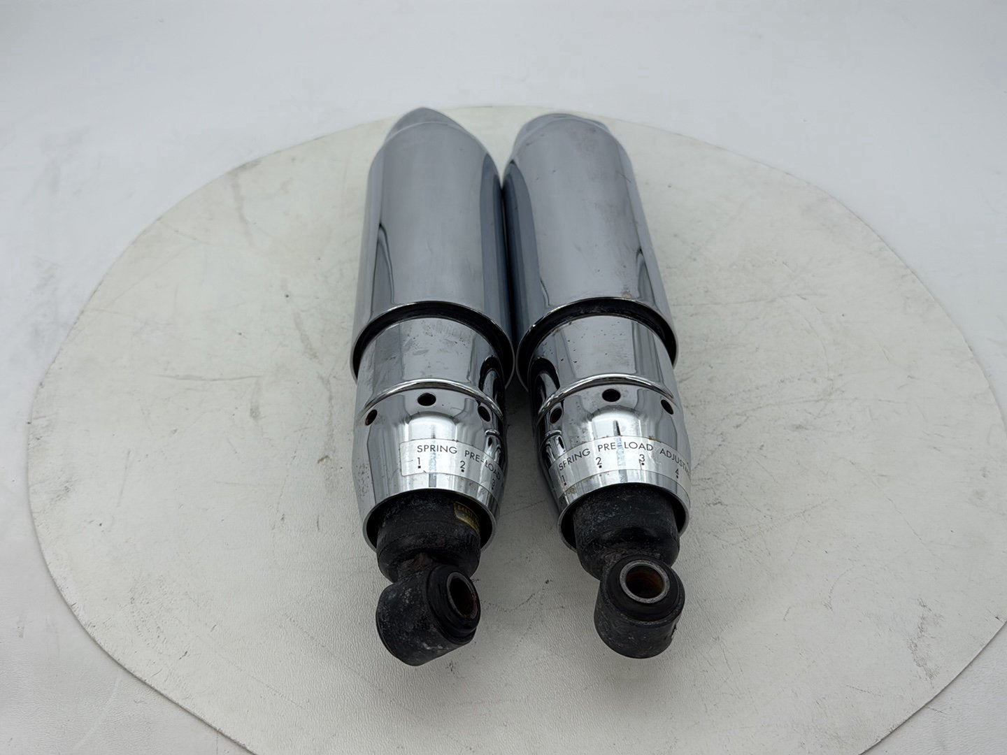 2012 Harley Dyna Fat Bob FXDF 103 OEM Rear Left Right Shock Absorbers