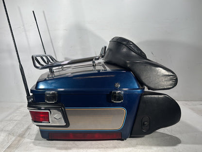 1998 Harley Touring FLHTCUI Electra Glide Ultra OEM Pass Backrest Tour Pak Luggage NOKey