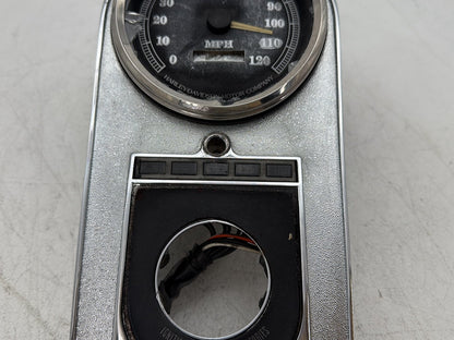 1997 Harley Softail Fat Boy Fuel Tank Dash Console Speedometer NOKey BROKEN 69K