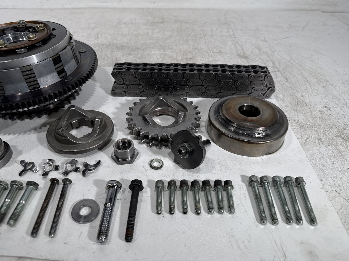 2001 Harley Fat Boy Softail FLSTF OEM Clutch Basket Chain Tensioner Kit