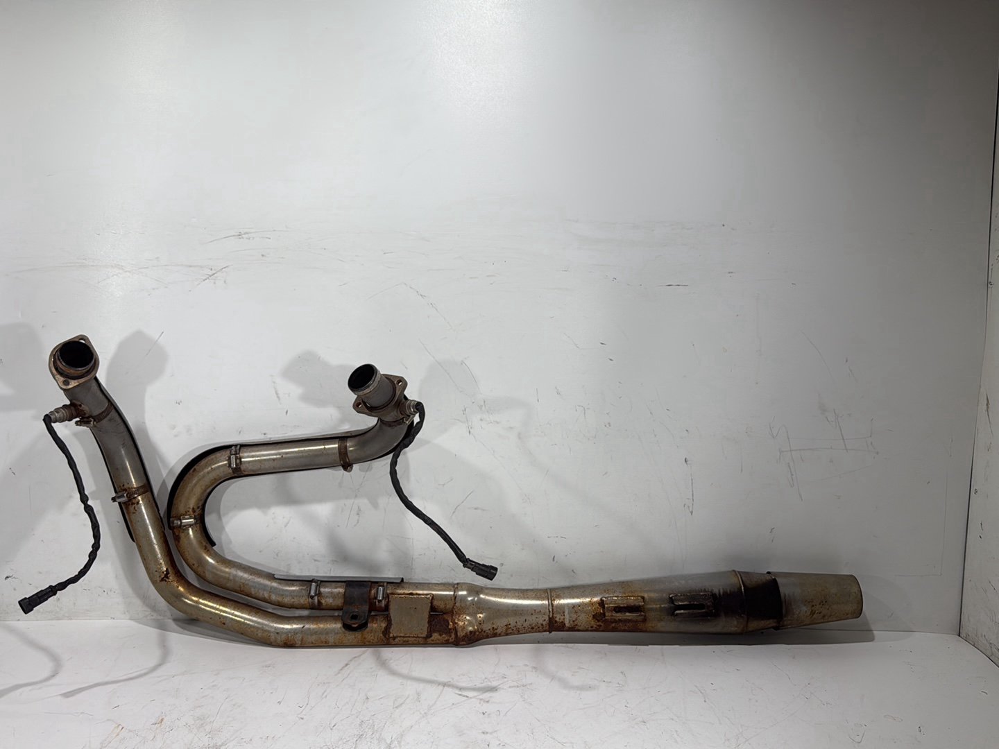 2009 Harley Dyna Street Bob Exhaust System Header Pipe Thunderheader 2 into 1