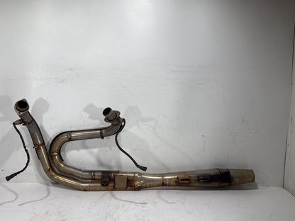 2009 Harley Dyna Street Bob Exhaust System Header Pipe Thunderheader 2 into 1