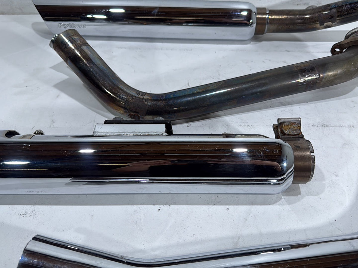 2007 Harley Softail Standard FXST OEM Exhaust Header Pipes Muffler