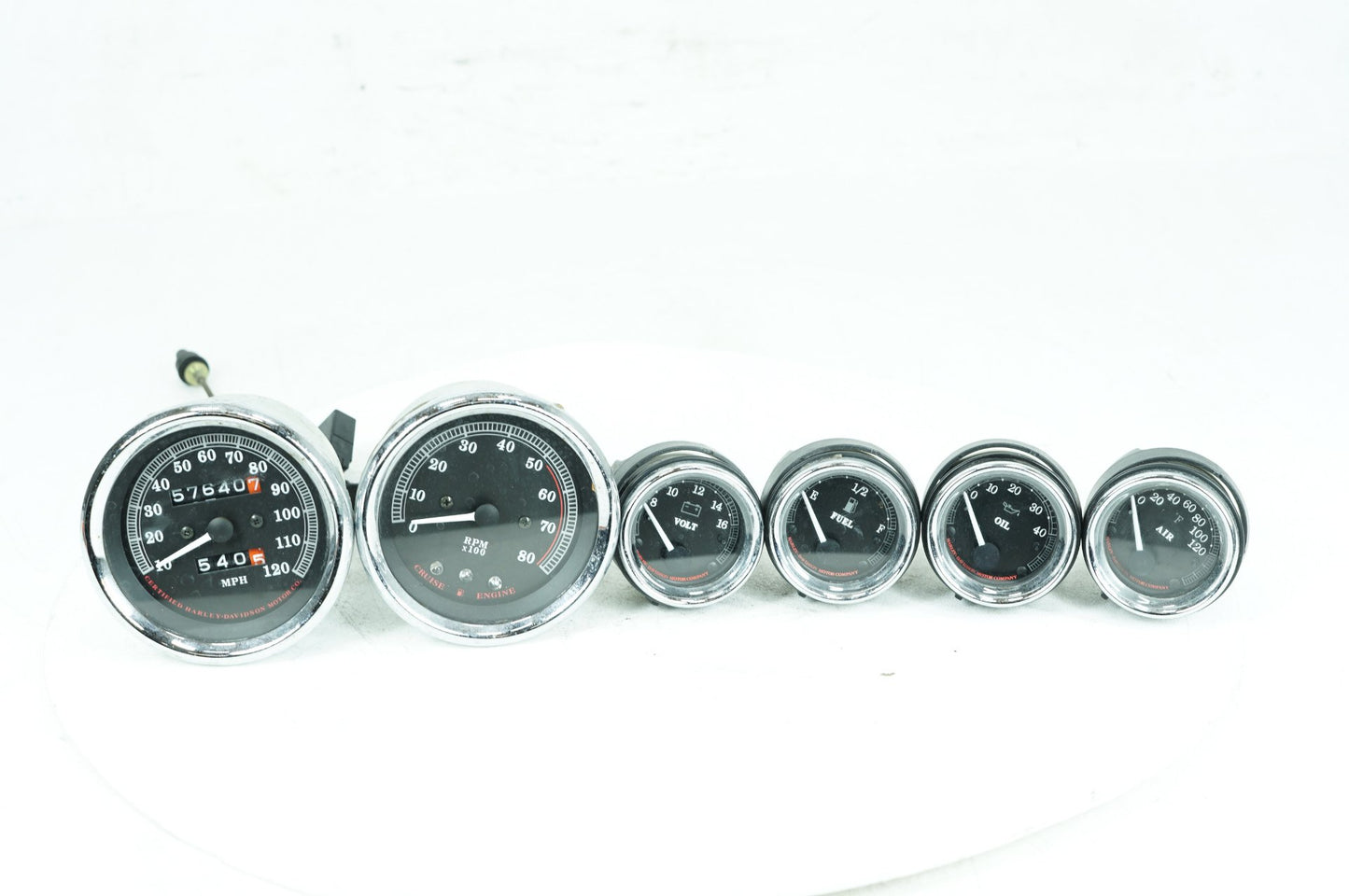 1984 - 1998 Harley-Davidson Touring Electra Glide Ultra Air Oil Volt Fuel Tacho Speedo Gauges  	67349-96