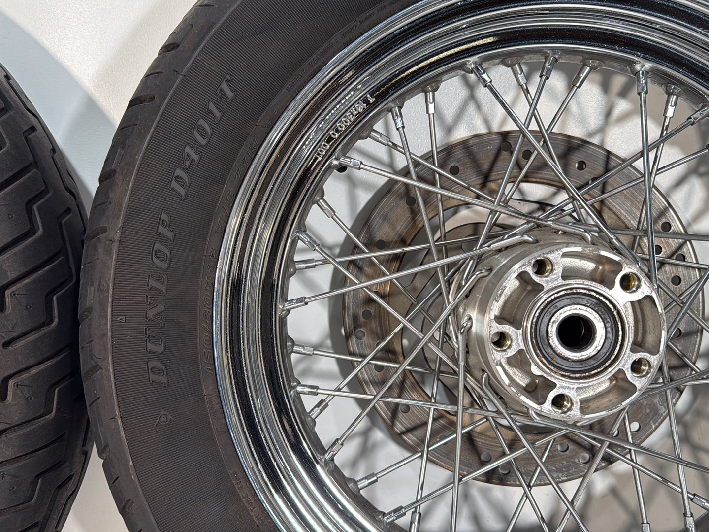 1999 - 2006 Harley-Davidson Softail Heritage Front Rear Wheel Rim Tire Spoked 40700-05 , 42947-06
