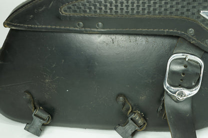 1999 - 2006 Harley-Davidson Softail Fat Boy Rear Left Right Saddlebags Luggage Leather 91139-98A