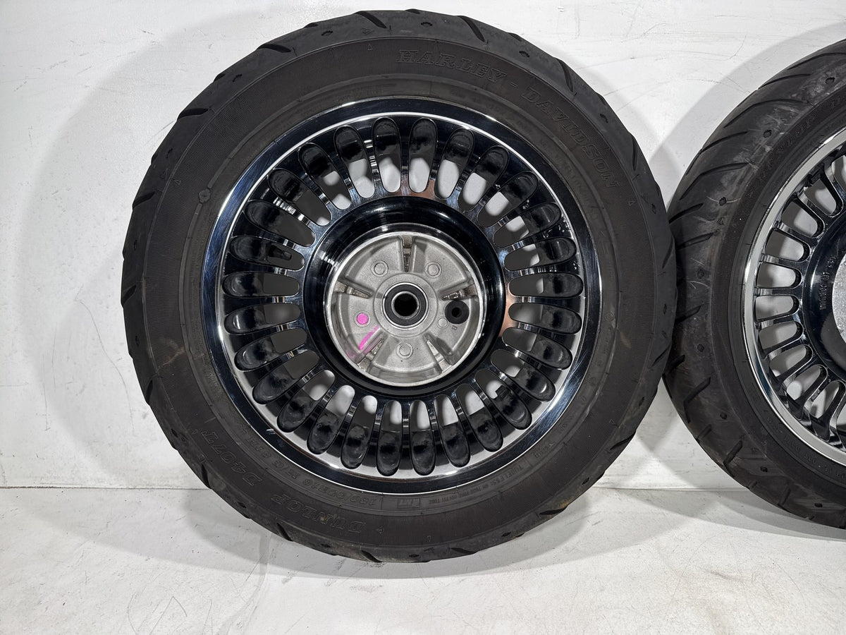 2011 Harley Electra Glide Touring Ultra OEM Front & Rear Wheel Rim Tire 16" 17"