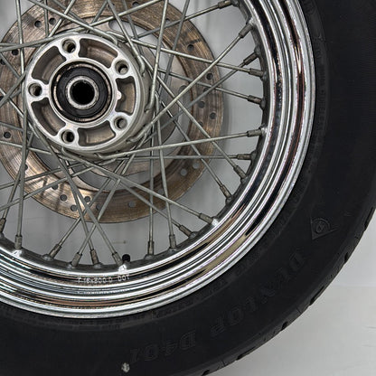 1991 - 2003 Harley-Davidson Sportster Base 1200 Rear Wheel Rim Tire Spoked  	40975-05A