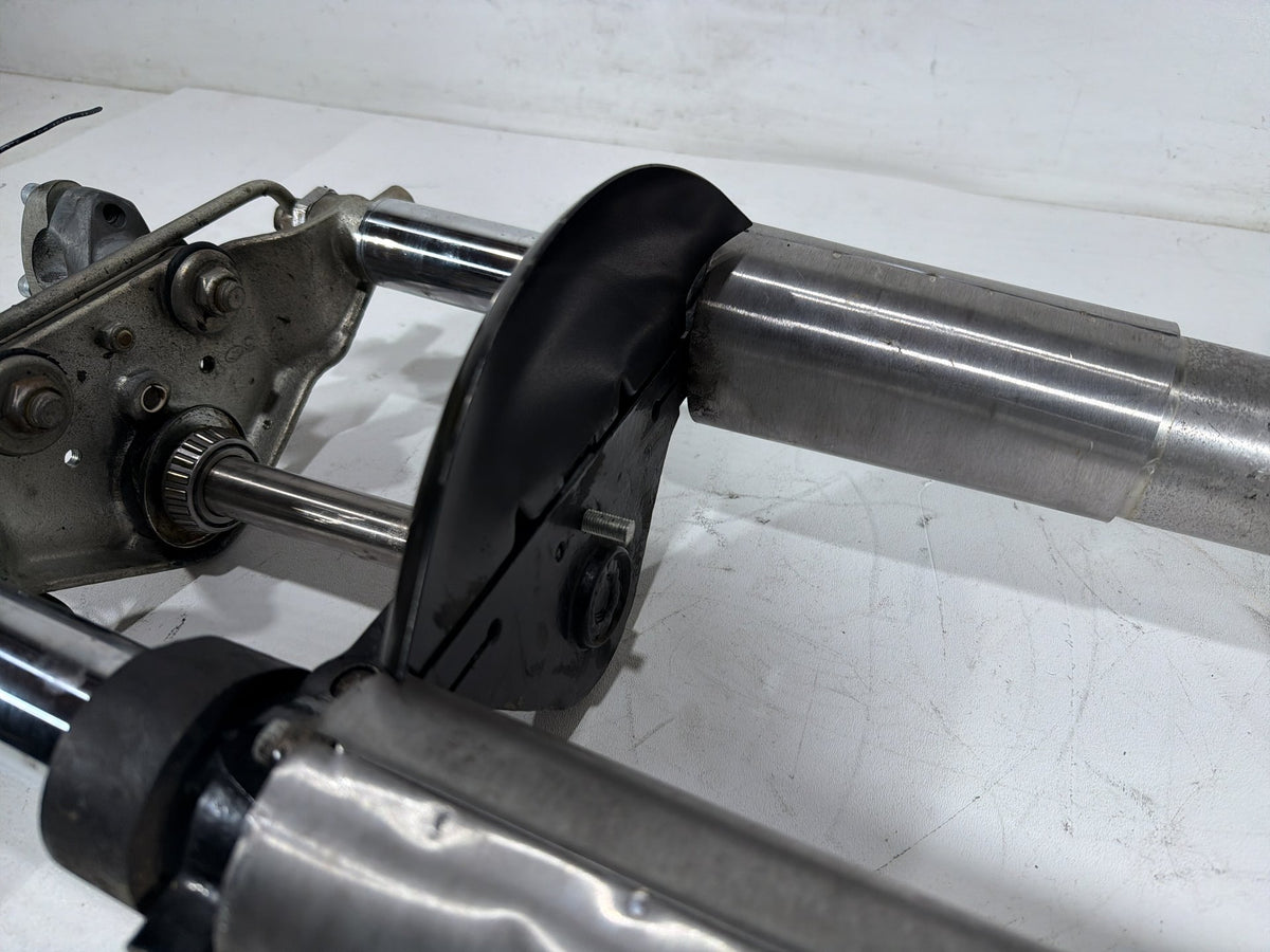 91 Harley Electra Glide Touring Front Triple Tree Set & LH RH Fork Legs Sliders