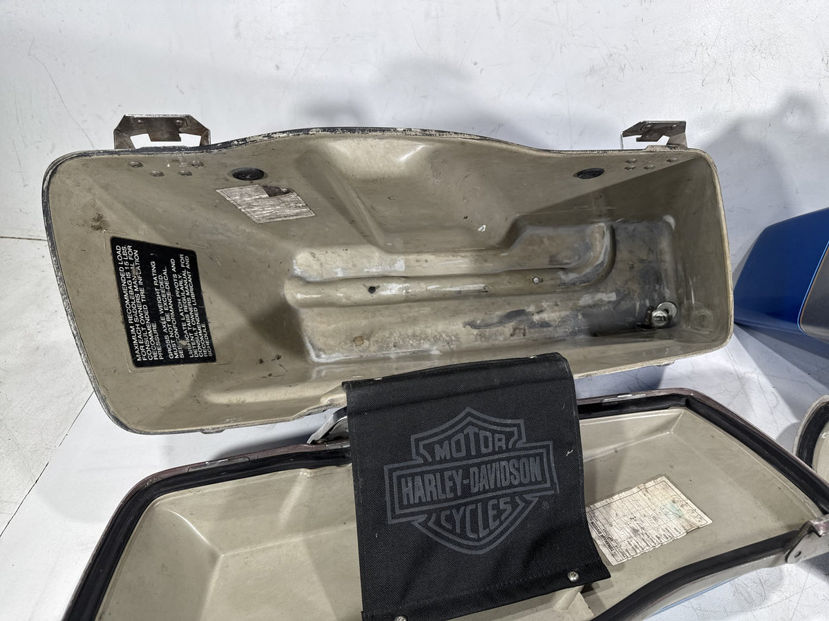 1996 Harley Electra Glide Touring Ultra OEM Left Right Saddlebags Luggage NOKey