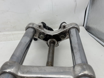 2008 Harley Sportster XL883L OEM Front Triple Tree Set &amp; LH RH Fork Legs Sliders