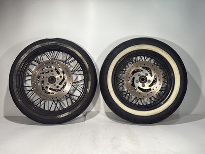 2004 - 2022 Harley-Davidson Sportster 1200 Nightster Front Rear Wheel Rim Tire Spoked  	43831-08