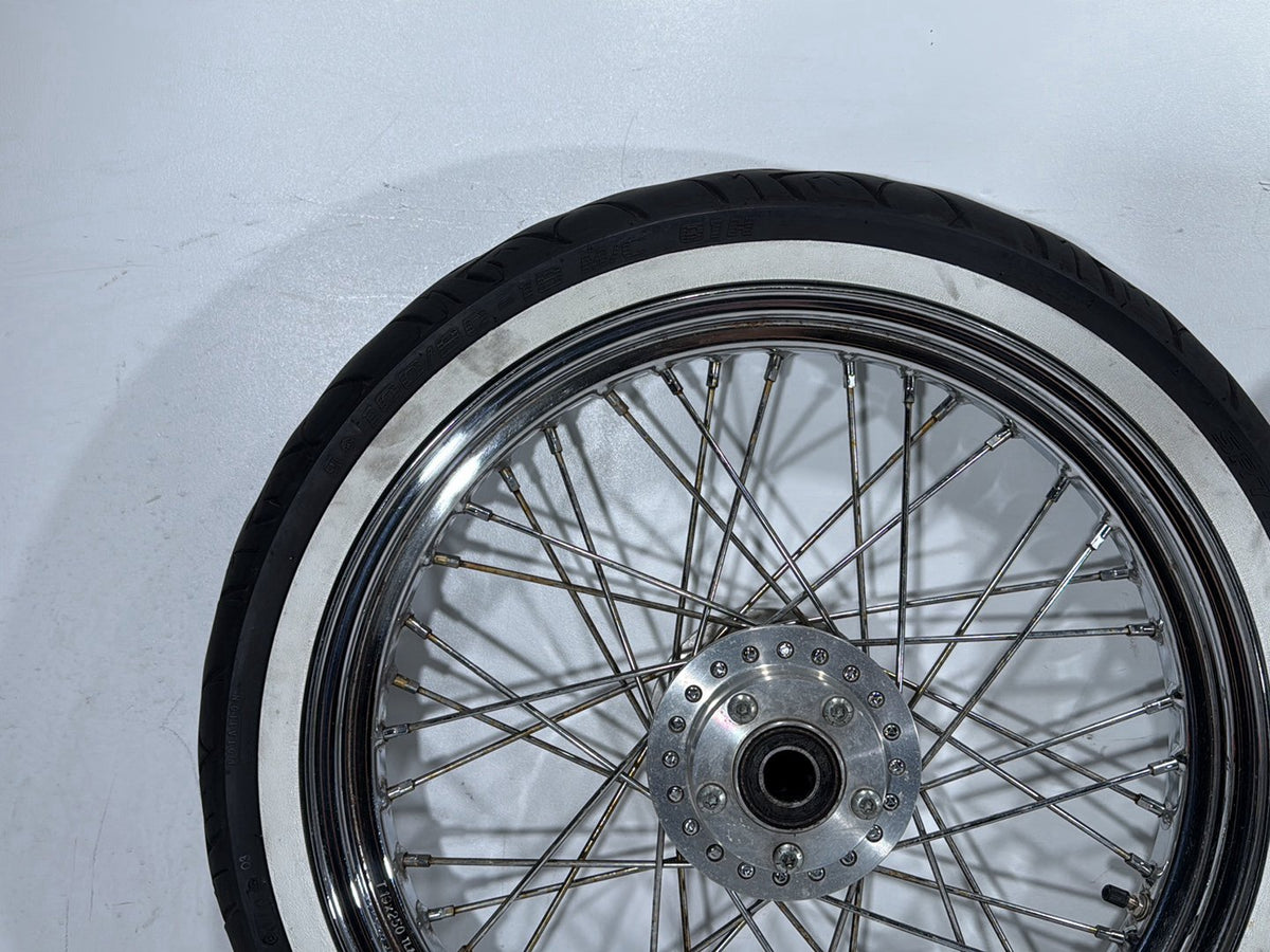 2007 Harley Dyna Street Bob FXDB OEM Front Rear Wheel Rim Tire Spoked