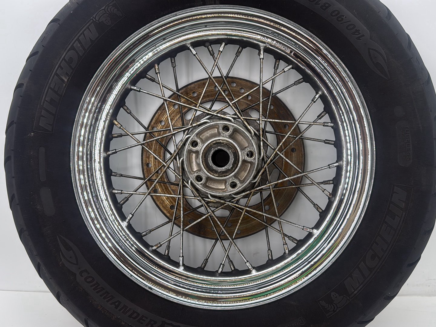 2005 Harley Touring FLHRCI Road King Classic OEM Rear Wheel Rim Tire Spoked