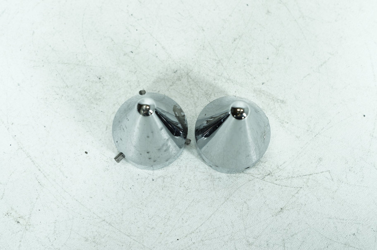 1984 - 1998 Harley-Davidson Touring Electra Glide Ultra Rear Wheel Axle Nut Covers Caps LA Choppers Spike
