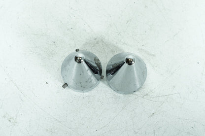 1984 - 1998 Harley-Davidson Touring Electra Glide Ultra Rear Wheel Axle Nut Covers Caps LA Choppers Spike
