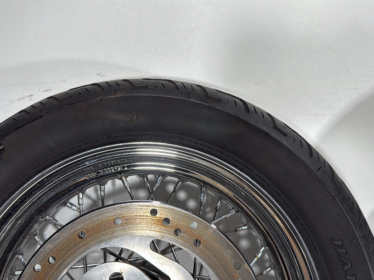 2005 Harley Heritage Softail Front Rear Wheel Rim Tire 130/90B16 150/80B16