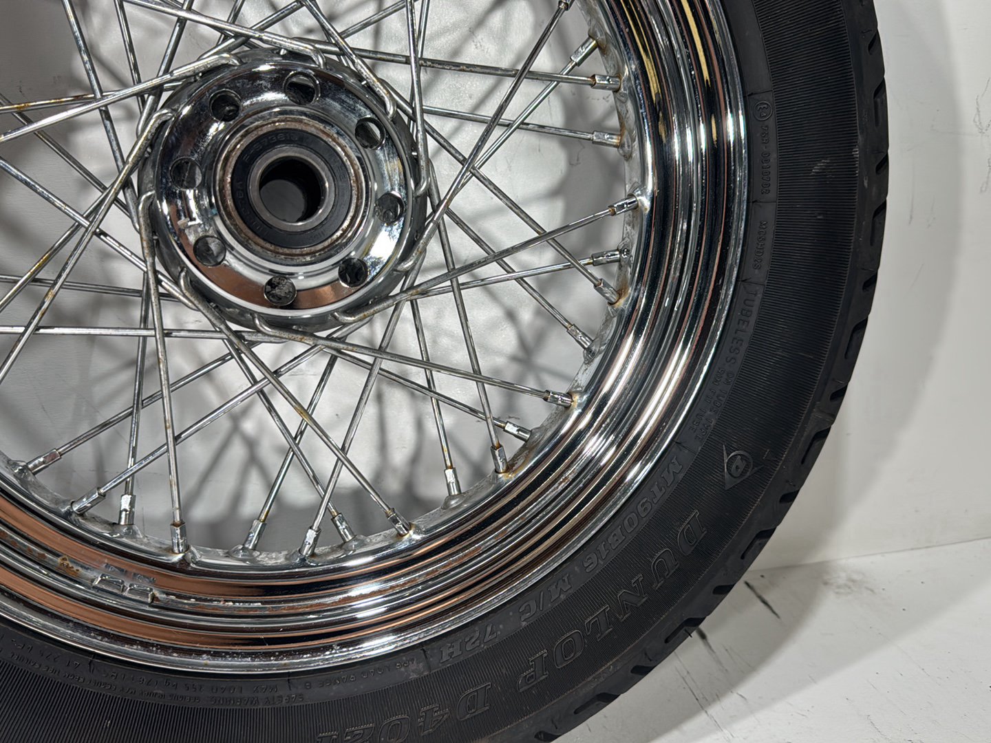 2013 Harley Heritage Softail Classic FLSTC OEM Front Rear Wheel Rim Tire Spoked
