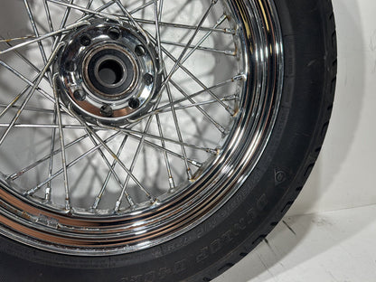 2013 Harley Heritage Softail Classic FLSTC OEM Front Rear Wheel Rim Tire Spoked
