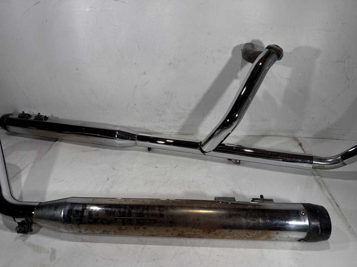 2001 Harley Electra Glide Touring Classic Exhaust Header Pipes Muffler RINEHART