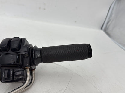 2007 - 2012 Harley-Davidson Touring Electra Glide Ultra Right Engine Start Kill Switches Controls w/ Hand Grip, Idle Throttle Cable Lines