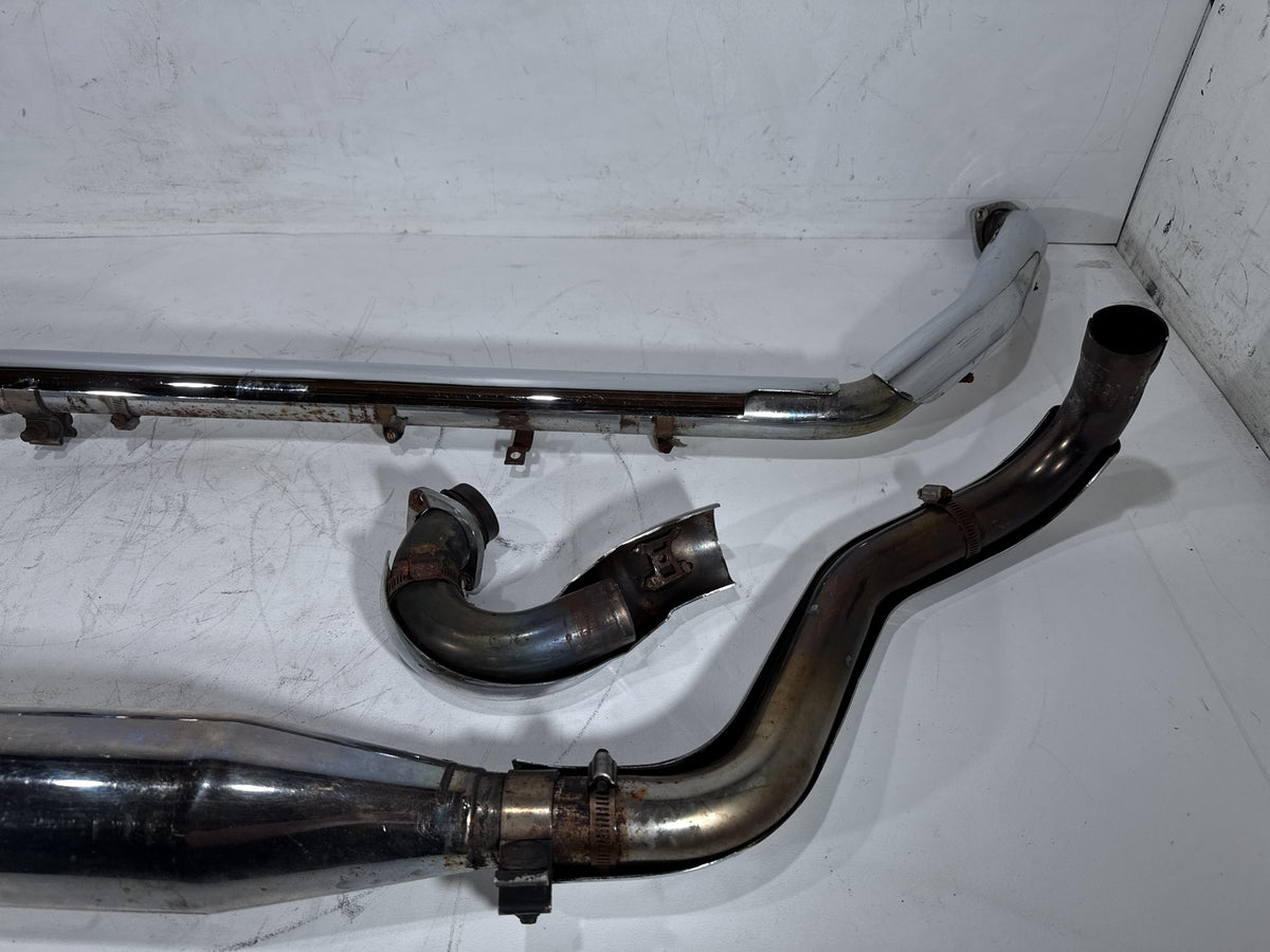 06 Harley Road King Touring Custom Exhaust Header Pipes Vance & Hines Scratched
