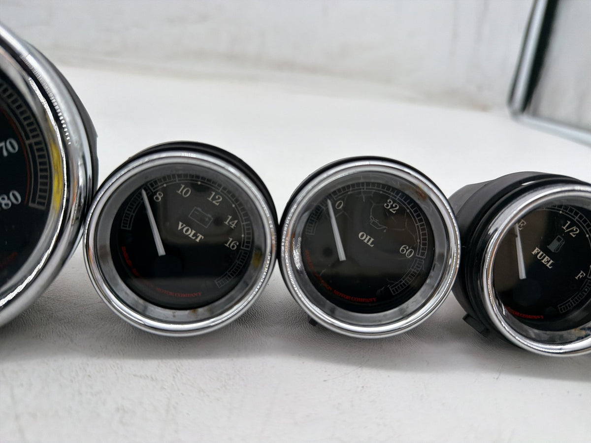 2001 Harley Electra Glide Touring OEM Air Oil Volt Fuel Tacho Speedo Gauges 68K