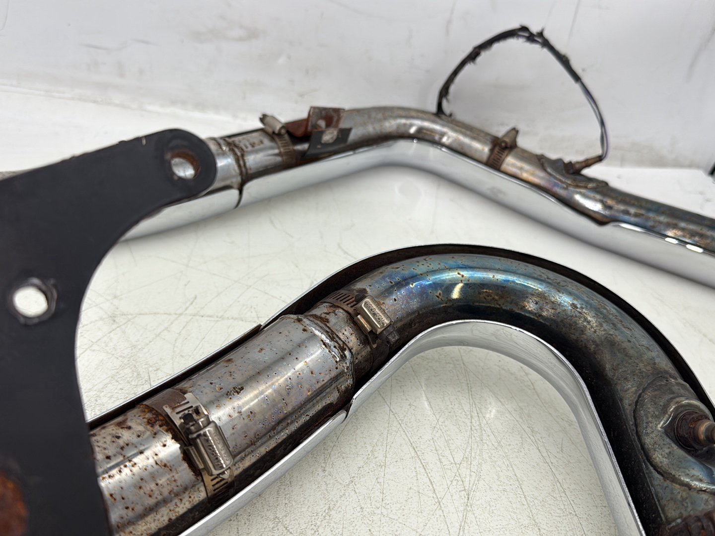2012 Harley Dyna Super Glide Custom FXDCI OEM Exhaust System Header Pipe