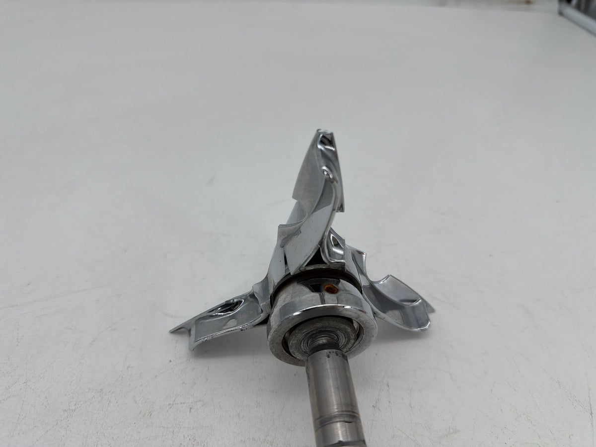 2001 Harley Softail Standard OEM Front Wheel Axle Bolt Shaft w/ Spearhead Caps
