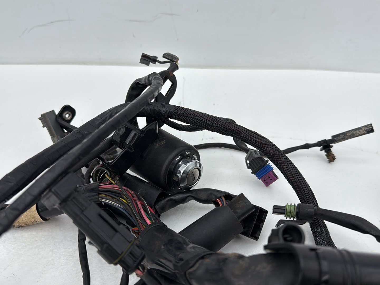2009 Harley Sportster XL1200C 1200 Custom OEM Main Wire Wiring Harness Ignition Switch NOKey