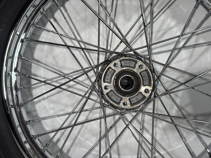 2006 Harley Dyna FXDWGI Wide Glide OEM Front Rear Wheel Rim Tire Spoked