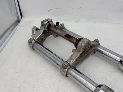 2009 Harley Sportster 1200 Low OEM Front Triple Tree Set LH RH Fork Legs Sliders