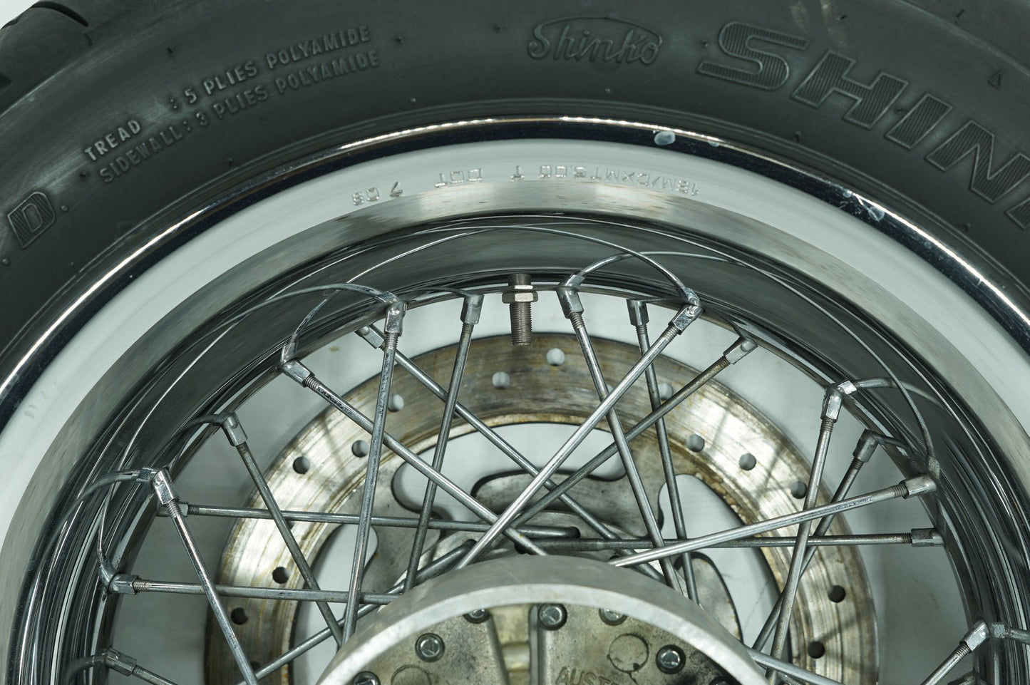 2007 - 2012 Harley-Davidson Touring Electra Glide Classic Rear Wheel Rim Tire Spoked 180/65B16 81H
