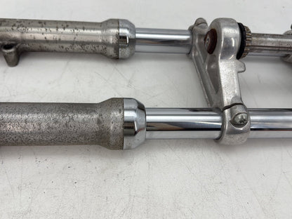 2009 Harley Sportster 883 Low XL883L OEM Front Triple Tree Set & LH RH Fork Legs Sliders