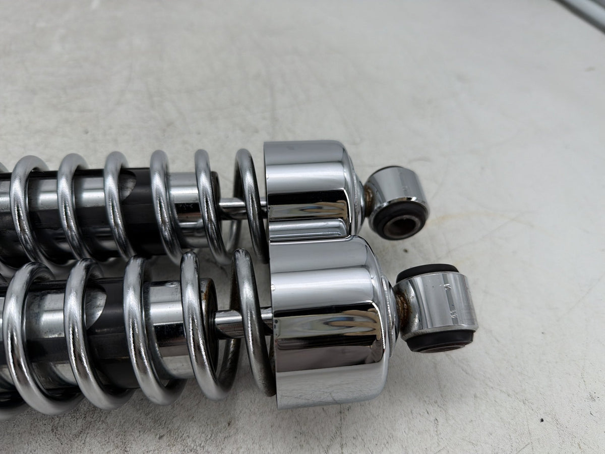 00 Harley Sportster 1200 Custom XL1200C Rear Left Right Shock Absorbers Low 12"