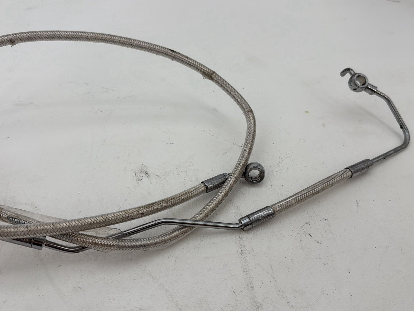 2011 Harley Road King Touring FLHRC Classic OEM Front Brake Hose Line Pipe ABS